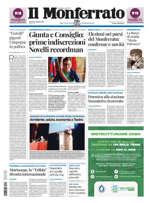 Il Monferrato - Edizione 46 del 14/06/2024